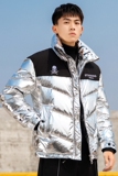 2020冬季新款80%白鸭绒潮牌亮色羽绒服男插色外套A438-853-P170，男装羽绒服，电商A438