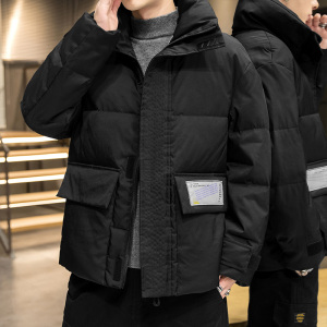 90%白鸭绒 冬装新款店主风潮牌宽松羽绒服男外套 A438-2701图片