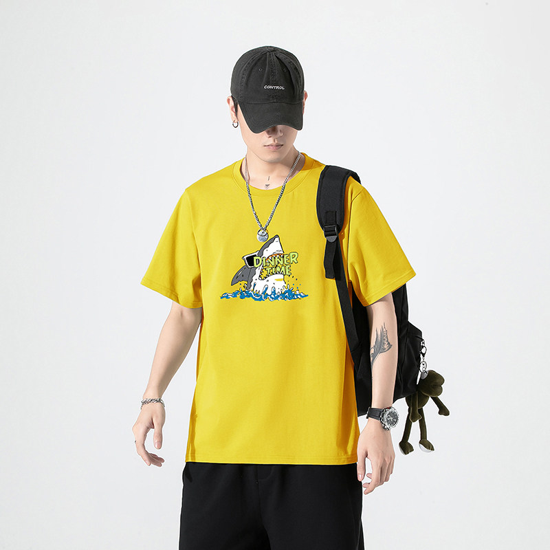 短袖t恤夏季新款2022潮流百搭半袖体恤男装潮牌男A438-T205-P25,男装T恤,电商A438