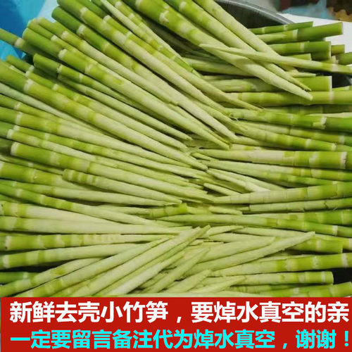 江西野生小竹笋新鲜去壳手剥春笋野生现挖竹笋蔬菜脆嫩小笋尖