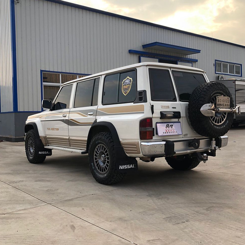 适用于尼桑y60拖车方口杠防撞改装后保险杠露营拖挂通用拖拽钩子