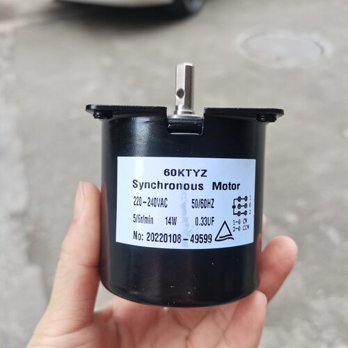 天马德信 synchronous motor 60KTYZ 220-240V AC 5/6R/MIN 14W