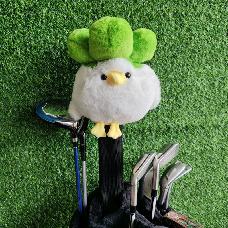 小菜鸟高尔夫球杆套一号木球道木35号帽套可爱高尔夫球头保护套
