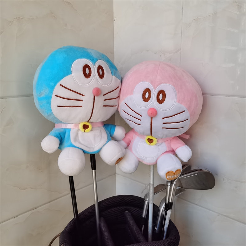 快乐哆啦A梦高尔夫球杆套一号木球道木杆头保护套卡通高尔夫帽套