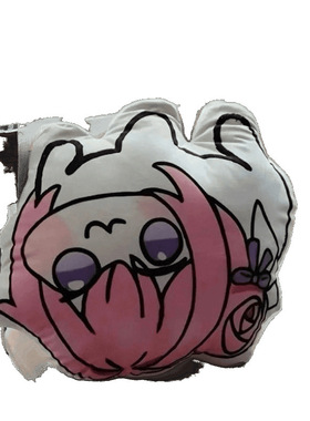 doro修狗桃乐丝抱枕nikke胜利女神粉头发狗搞怪现货玩偶漫展靠垫