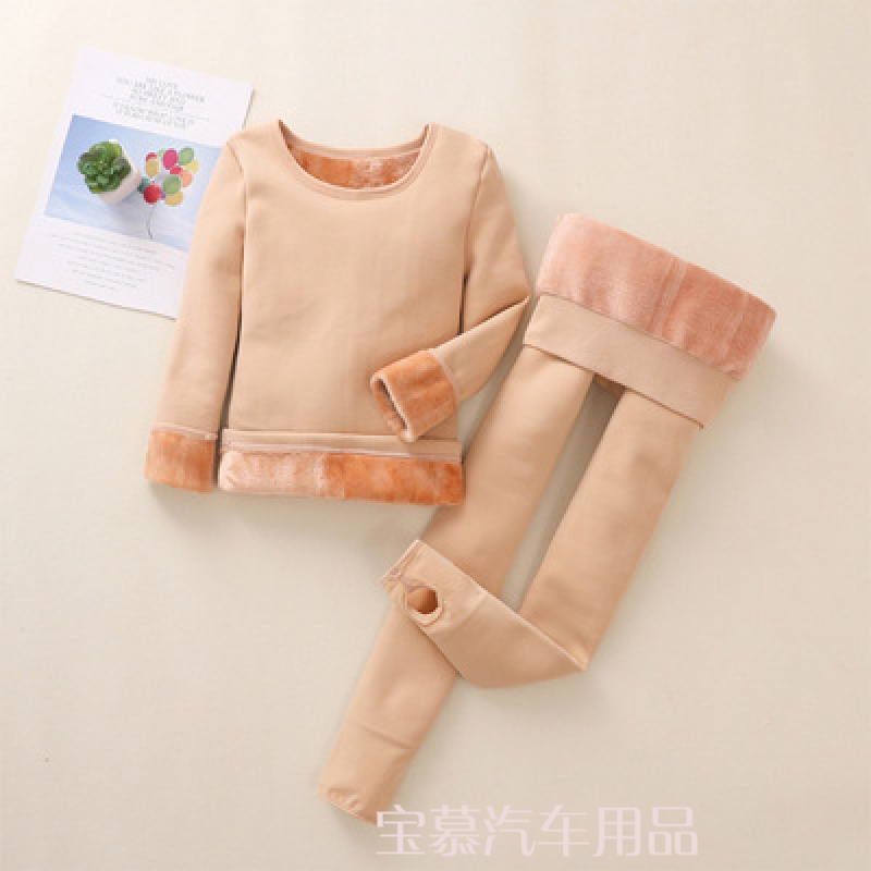 秋冬儿童肉色打底衣舞蹈厚打底衫