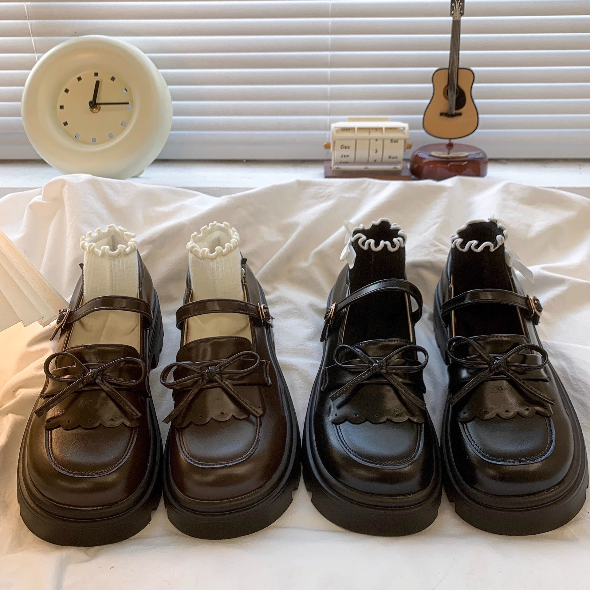 女童玛丽珍单鞋复古英伦风厚底小皮鞋女2025夏季新款日系jk配裙子