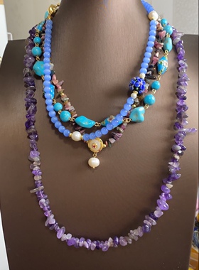 【孤品清仓特价】天然石淡水珍珠项链ins风明星同款倪妮周冬雨