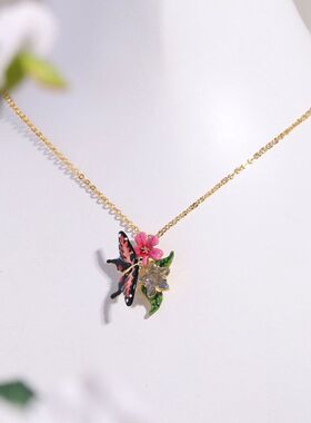 茄梦茉语系列红色茉莉花蝴蝶星星