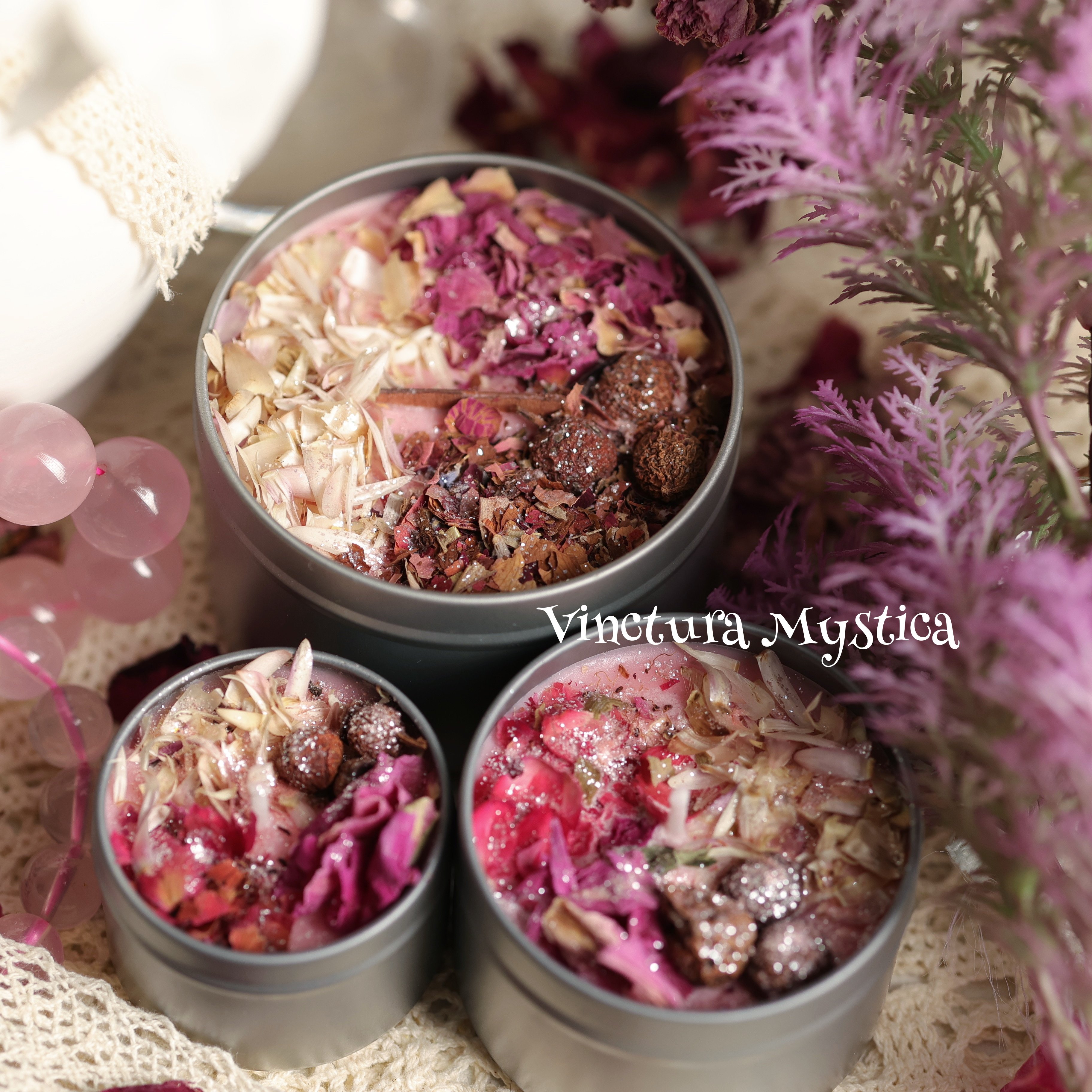 巫绳手作原创香薰蜡烛植物水晶许愿蜡烛满月高级天然大豆蜡,家居饰品,香薰蜡烛,淘宝优惠券,粉丝福利购,淘宝优惠卷