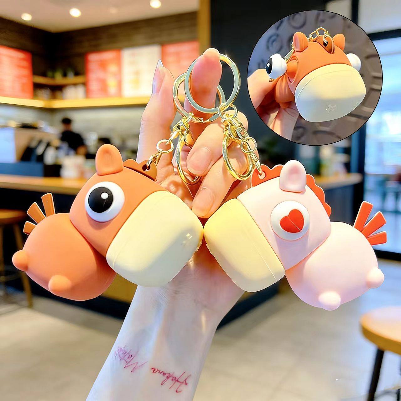 网红小马玩偶钥匙扣百搭书包挂饰汽车钥匙链情侣高颜值随身小配饰,节庆用品/礼品,钥匙扣,淘宝优惠券,粉丝福利购,淘宝优惠卷