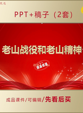老山战役和老山精神PPT课件AL981