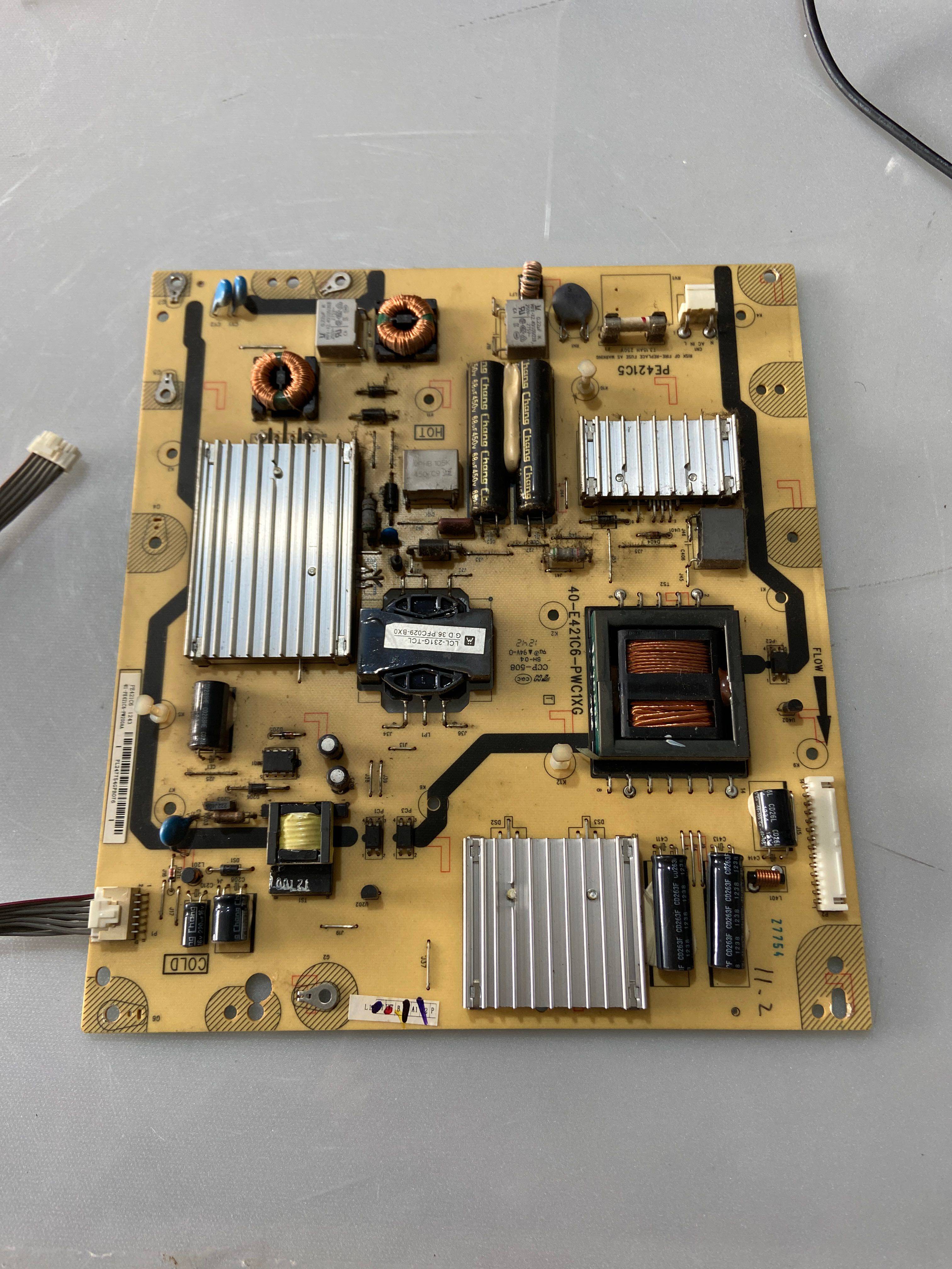 原装 TCL L42F1500-3D电源板40-E421C6-PWC1XG