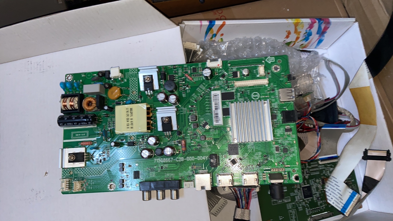 飞利浦32PHF5282/主板715G8667-C2b-000-004Y 屏TPT315B5