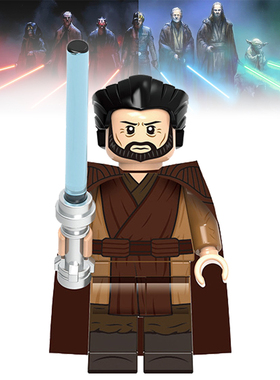 星球大战人仔G0063杜库伯爵绝地武士第三方儿童益智拼装积木玩具