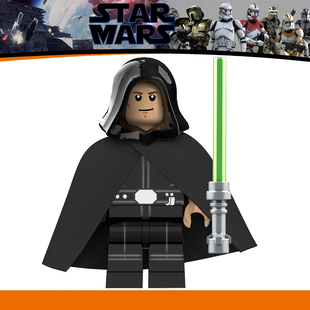 星球大战人仔XP401卢克天行者绝地武士光剑第三方拼装积木玩具