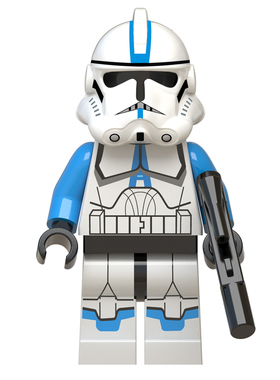 sw445 星球大战人仔 501军团克隆人战争 75004 75002拼装积木玩具