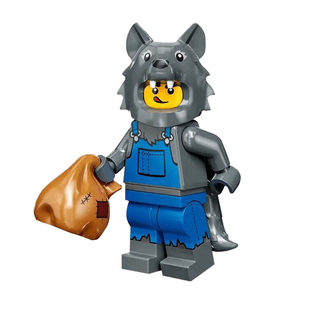 服狼人第三方男孩拼装 益智积木人仔玩具 抽抽乐工装 71034第23季