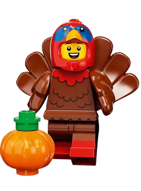 71034第23季抽抽乐KM66047火鸡人拼装男孩儿童益智积木人仔玩具