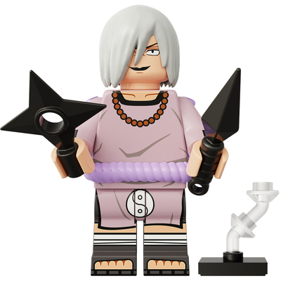 忍者K2096左近右近第三方儿童男孩益智拼装积木人仔玩具礼物