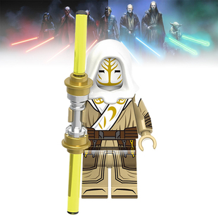 星球大战人仔G0060绝地圣殿守卫绝地武士拼装人仔模型积木玩具