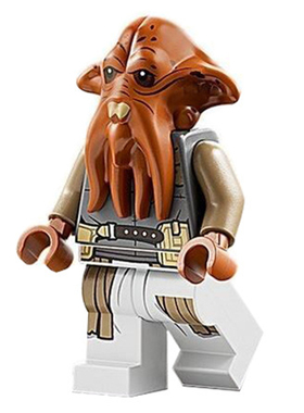 星球大战人仔积木 sw1195 夸润人 乌贼头 75326玩具外贸KM66025