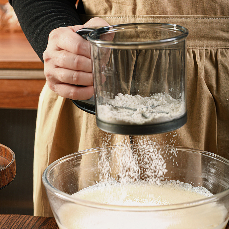 手持半自动面粉筛子家用筛粉