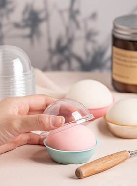 雪媚娘包装盒球形独立包装盒蛋黄酥包装盒子透明吸塑盒