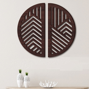 饰木质国风家具改造店铺软装 墙贴自粘橱柜衣柜门贴新中式 背景墙装