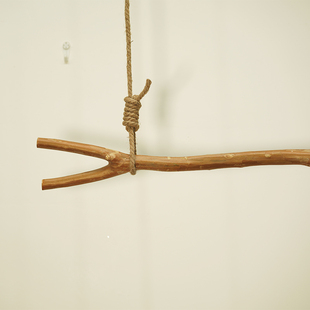 树枝原色衣架树枝民宿吊杆服装店原木支架干树杈展示架装饰陈列架