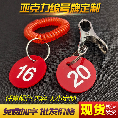 实惠耐用3.5CM号码牌都市快车