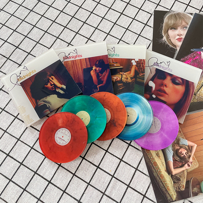 霉霉Midnights专辑亚克力冰箱贴创意磁吸贴血月赤褐月石蓝翡翠绿