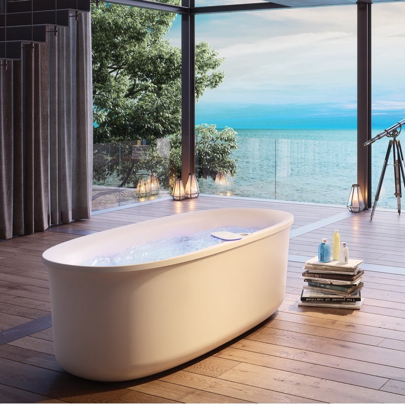 美国jacuzzi爵士独立式按摩浴缸ARG101C0118加热漩涡灯疗浴缸家用
