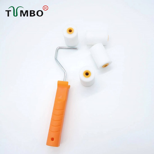 工厂直销2寸水性海绵滚筒刷乳胶漆艺术漆绘画刷墙补漆无刷痕专用