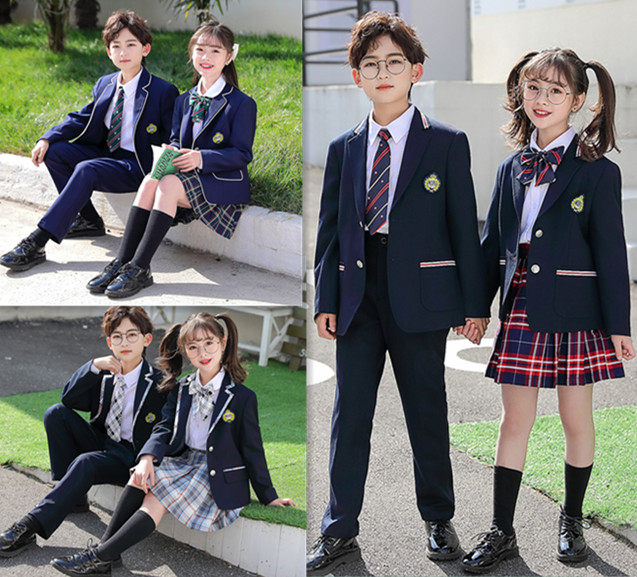 英伦风班服中小学生校服套装男女童西装幼儿园园服春秋装冬装礼服