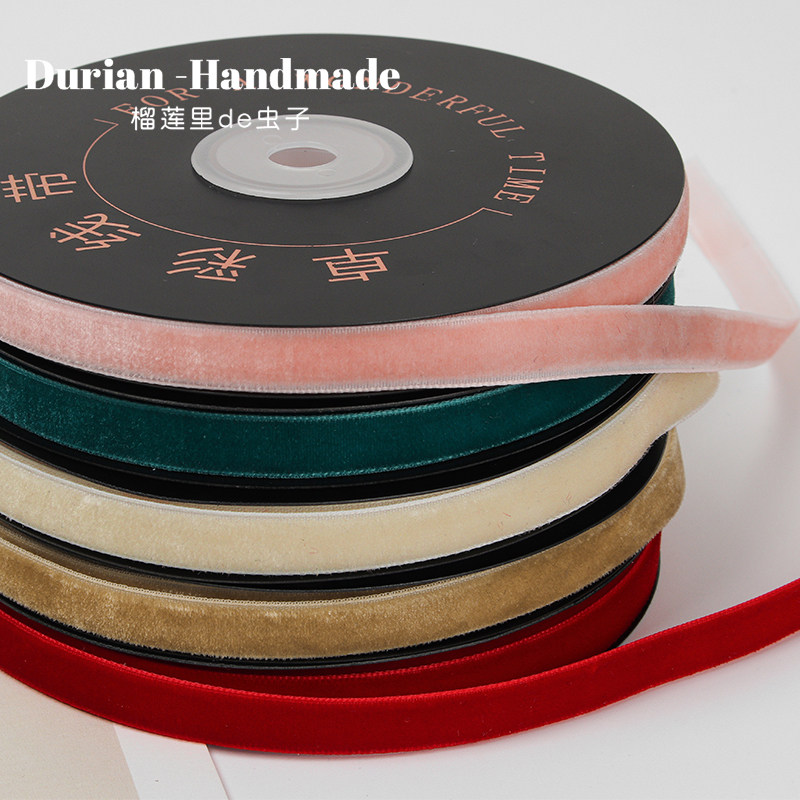 1厘米天鹅绒丝带花束礼物包装植绒彩带diy蝴蝶结发饰缎带新年丝带,居家布艺,丝带/绸带/布带,淘宝优惠券,粉丝福利购,淘宝优惠卷