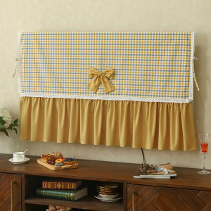 天使雅儿台式挂式通用电视机罩液晶电视罩美式防尘罩子套盖布艺