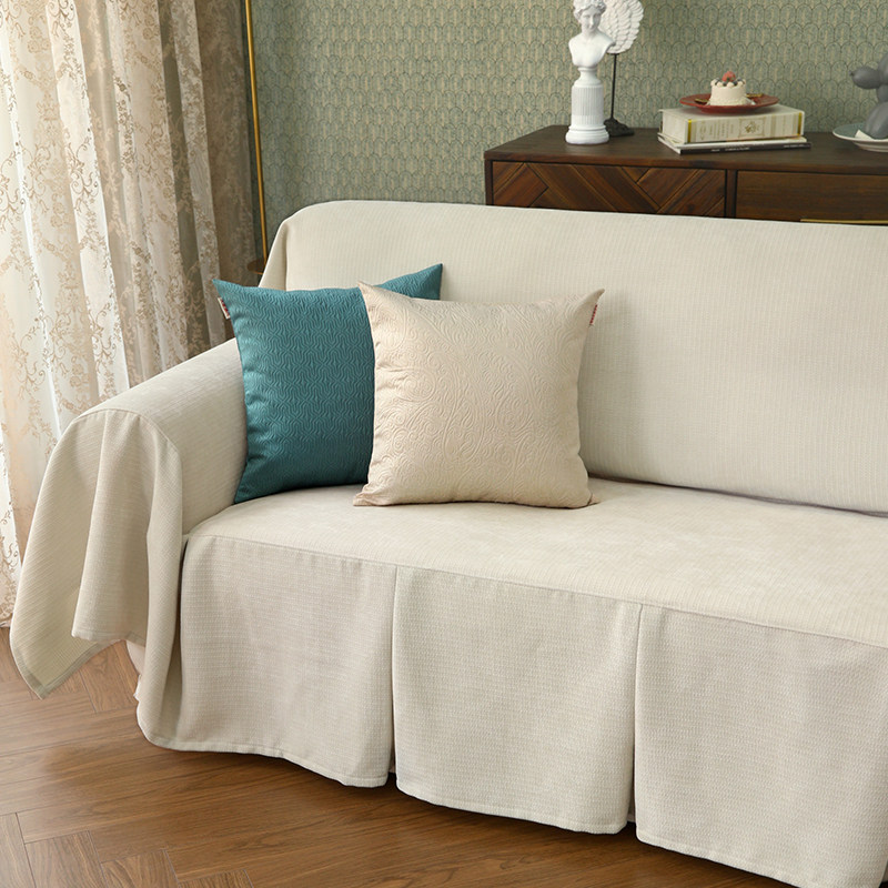 沙发巾绒质纯素色全盖布沙发垫套防尘罩美式现代简约四季可用,居家布艺,沙发垫,淘宝优惠券,粉丝福利购,淘宝优惠卷