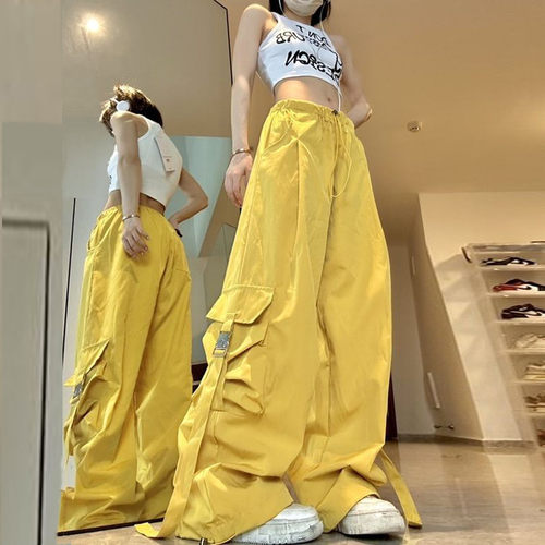 美式复古vibe速干工装裤女夏季