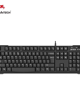 双飞燕KR-6A有线游戏键盘USB防水笔记本台式电脑键盘网吧办公家用