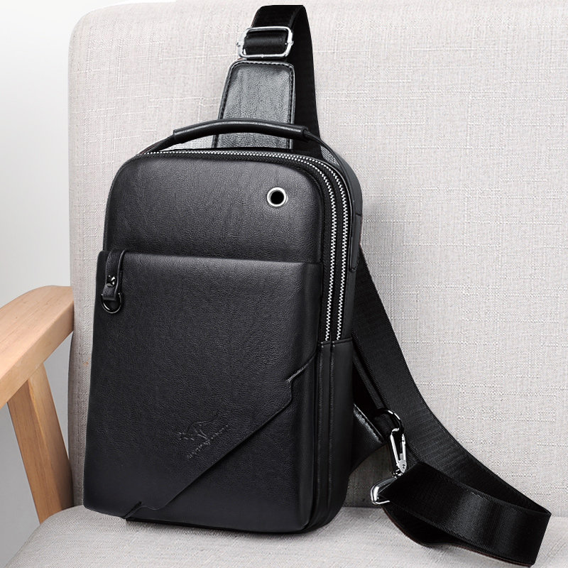 男士胸包2022新款时尚真皮二层牛皮单肩斜挎男包大容量男包胸前包,箱包皮具/热销女包/男包,男士包袋,淘宝优惠券,粉丝福利购,淘宝优惠卷