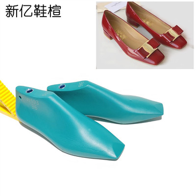女款经典漆皮方头低跟浅口鞋楦头