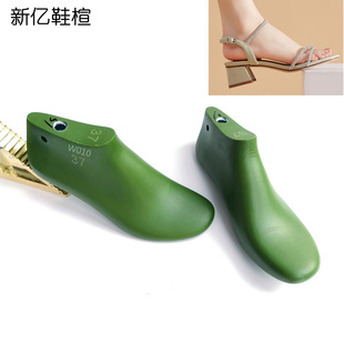 2025爆款鞋楦头女装圆头高跟凉鞋楦头外销欧码中跟塑料鞋模W010