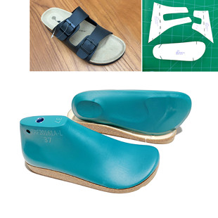 新亿鞋楦男女款勃肯软木凉拖鞋楦头博肯夹脚拖鞋楦头ZRF20161A-L