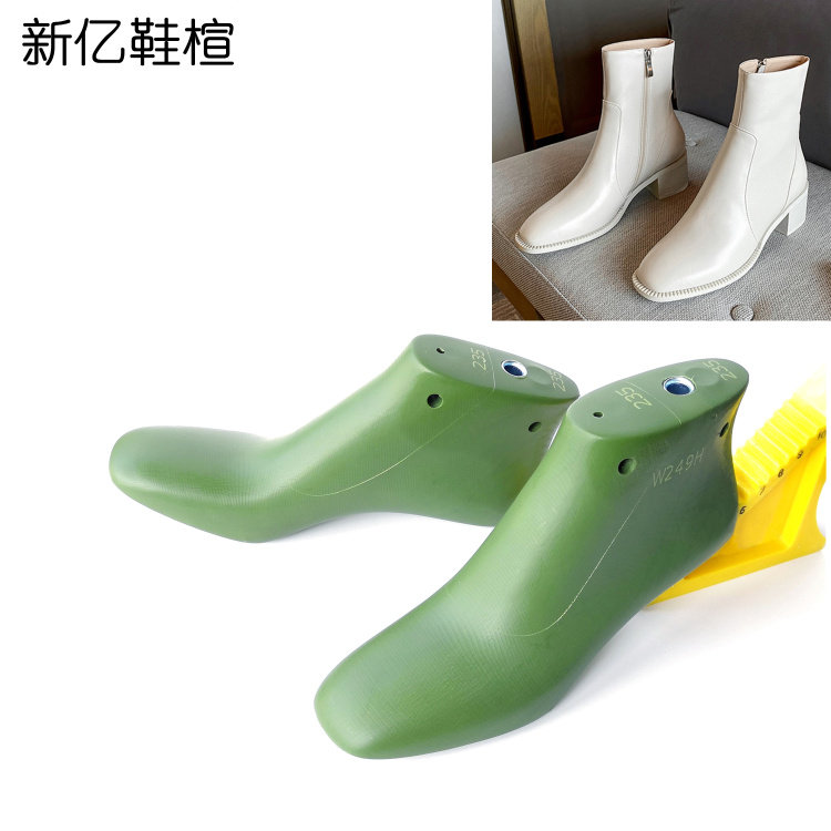 女士中跟方头鞋楦跟高3.5CM靴楦