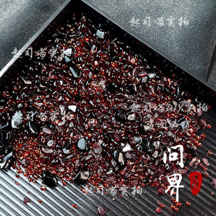 【问界】暗黑红黑色美甲大号碎石钻手工DIY流麻奶油胶谷美材料