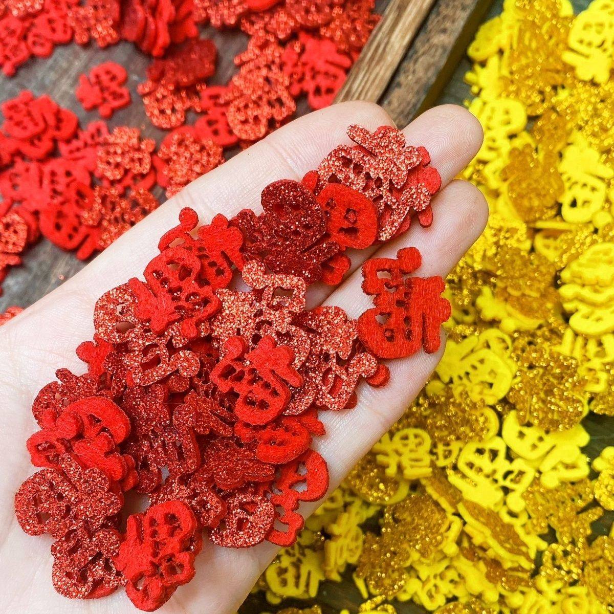 新年闪粉字体福字饰品配件小福字体diy发夹蝴蝶结装饰配件,饰品/流行首饰/时尚饰品新,其他DIY饰品配件,淘宝优惠券,粉丝福利购,淘宝优惠卷