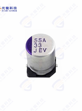 63PSV33M8X10.5《CAP ALUM POLY HYB 33UF 63V SMD》