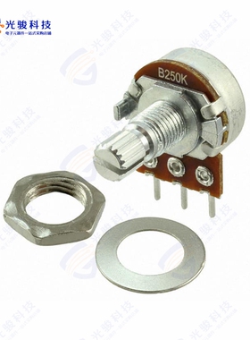 P160KN-0QC15B250K《POT 250K OHM 1/5W PLASTIC LINEAR》