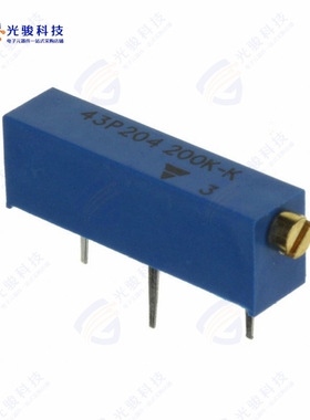 M43P204KB40《TRIMMER 200K OHM 0.75W PC PIN》